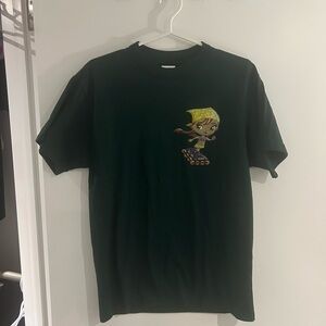 Fruit of the Loom Dark Green Skater Graphic Tee